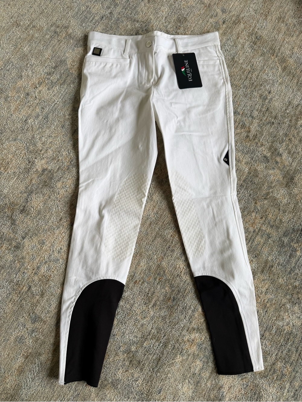 NWT White Equiline Ash Breeches - Women’s IT 46 / US 30